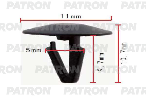 

Клипса Пластмассовая PATRON p371911