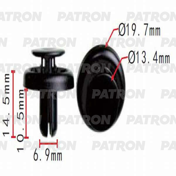 

Клипса Автомобильная PATRON P370531