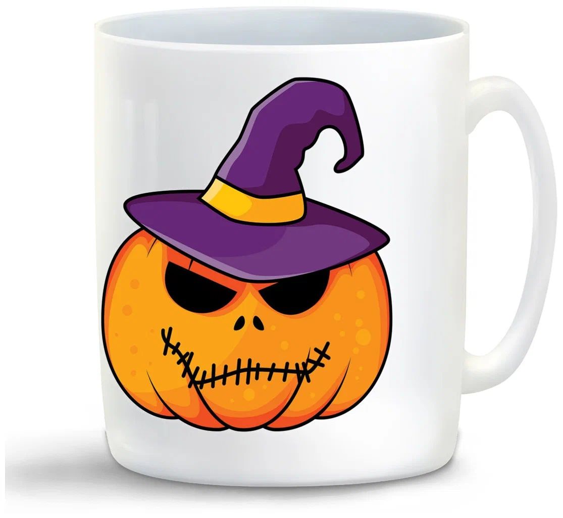 фото Кружка coolpodarok halloween джек ведьмина шляпа