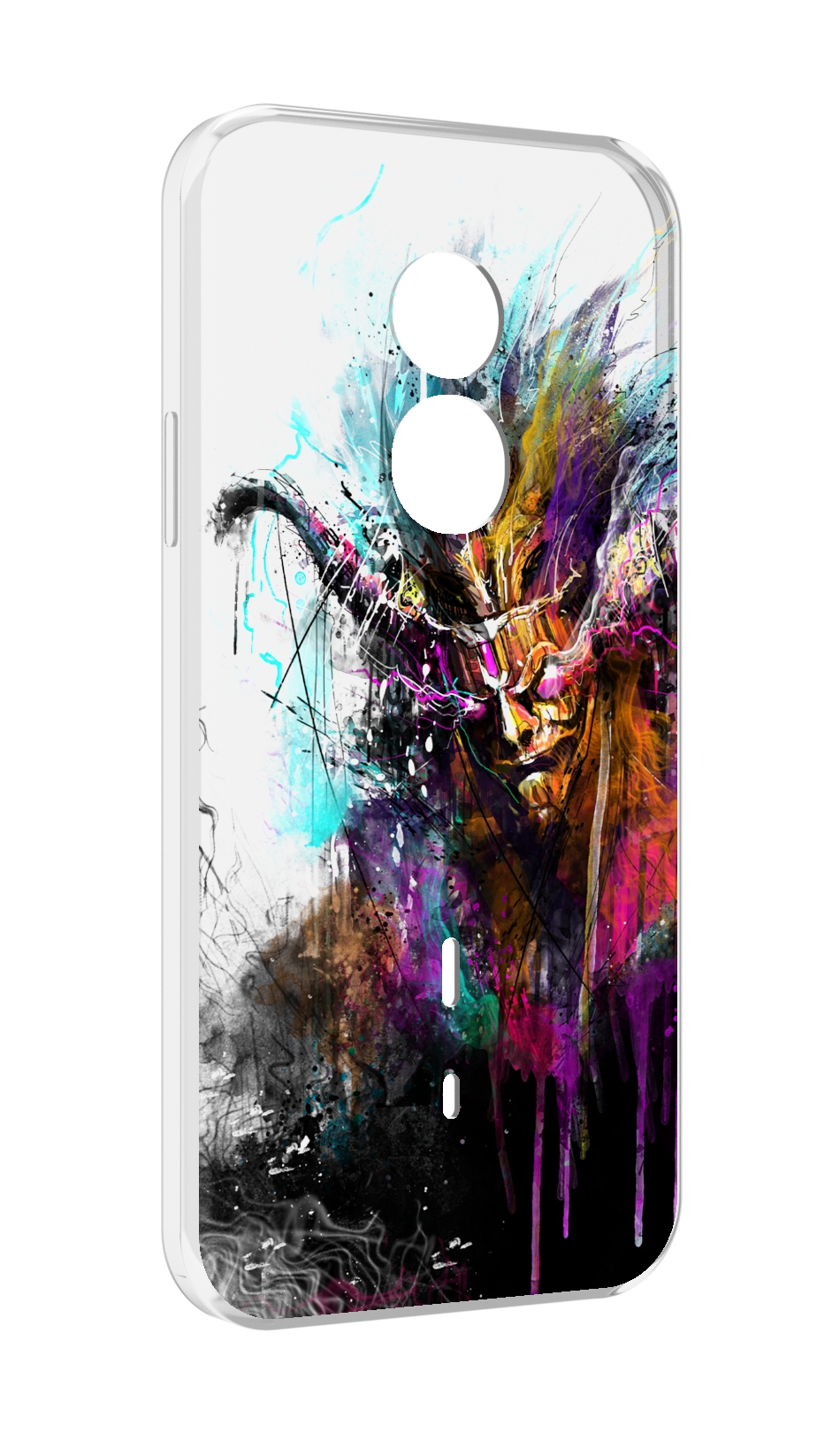 

Чехол MyPads яркий дьявол для Doogee S51, Прозрачный, Tocco