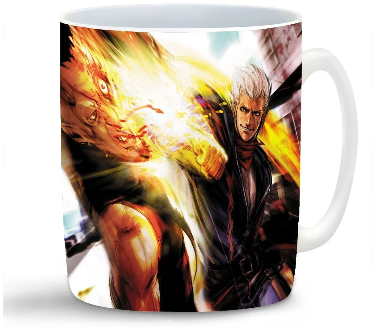 

Кружка CoolPodarok god hand Момент удара по лицу