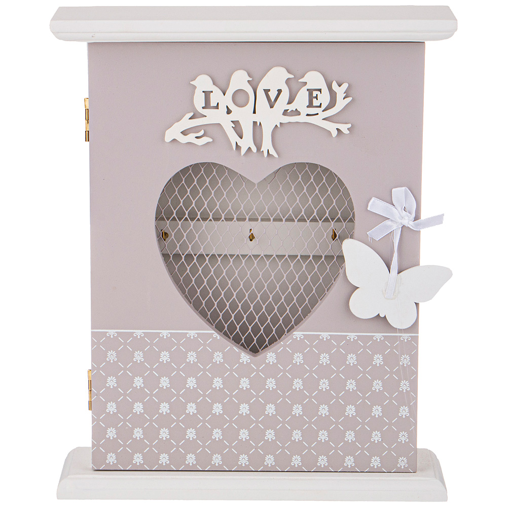 

Ключница Lefard Love 21.5х6.5х26.5см МДФ 222-766_