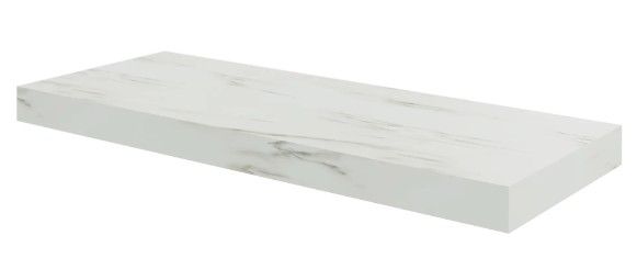 

Полка мебельная прямая Leviate 600x235x38 мм, МДФ, цвет Белый Мрамор, LER82877534