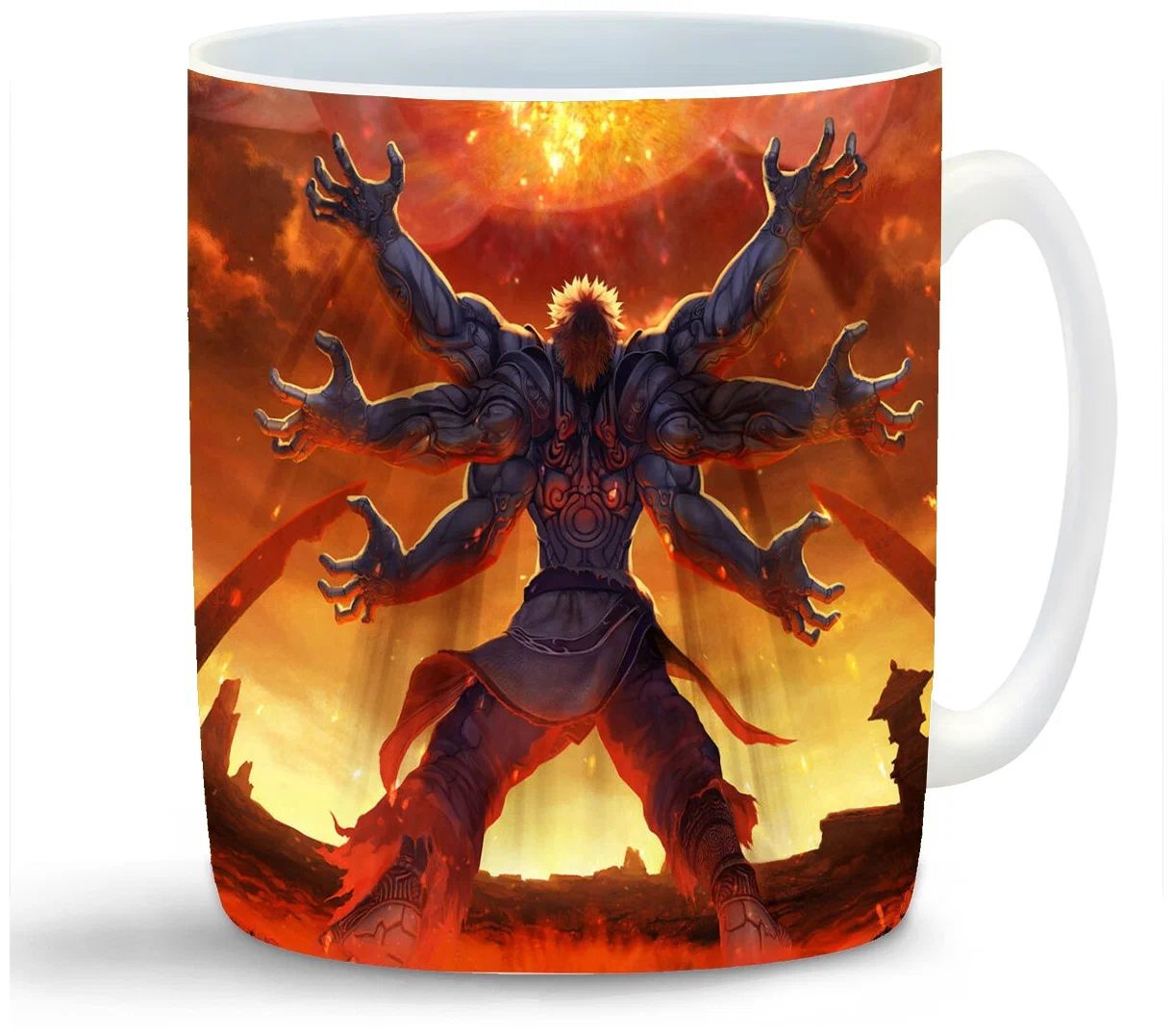 

Кружка CoolPodarok asuras wrath Монстр Шесть рук