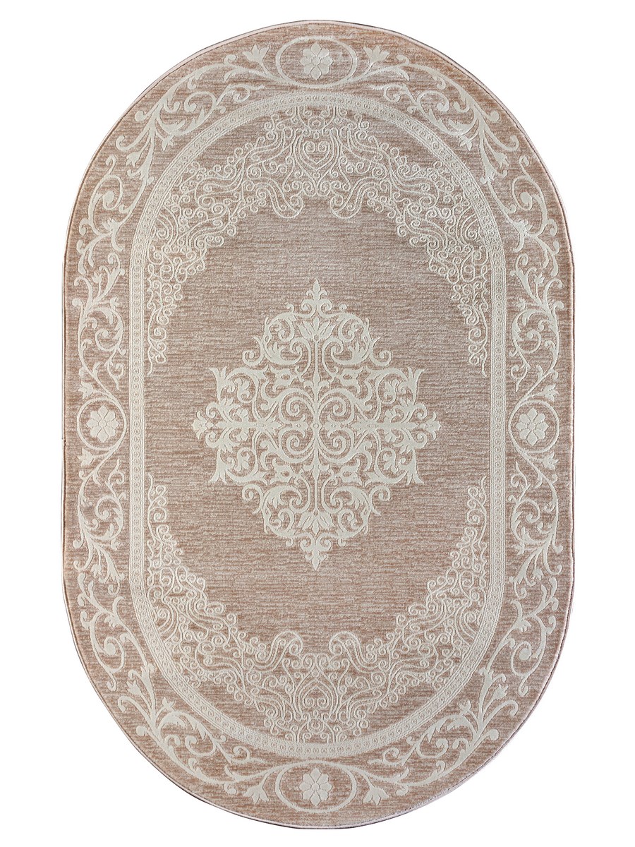 фото Ковер rixos 3947a овал кремовый 250x350 sofia rugs