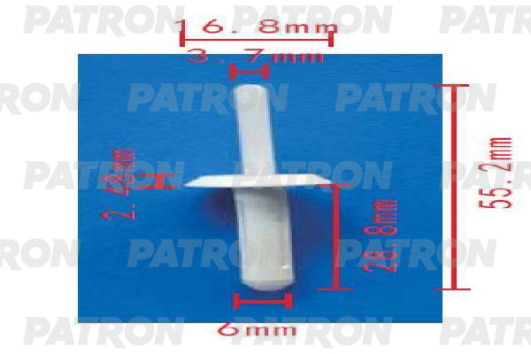 

Клипса Автомобильная PATRON P371804