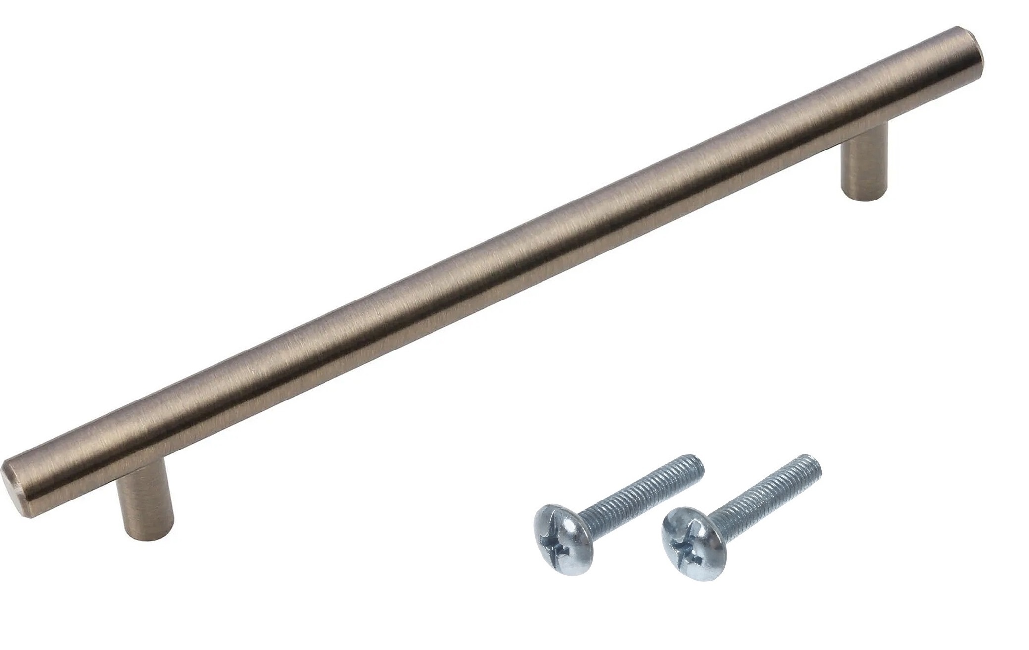 

Ручка-рейлинг 448 мм, металлическая, цвет античная бронза, лаконичная практичная модель дл, LER18351765