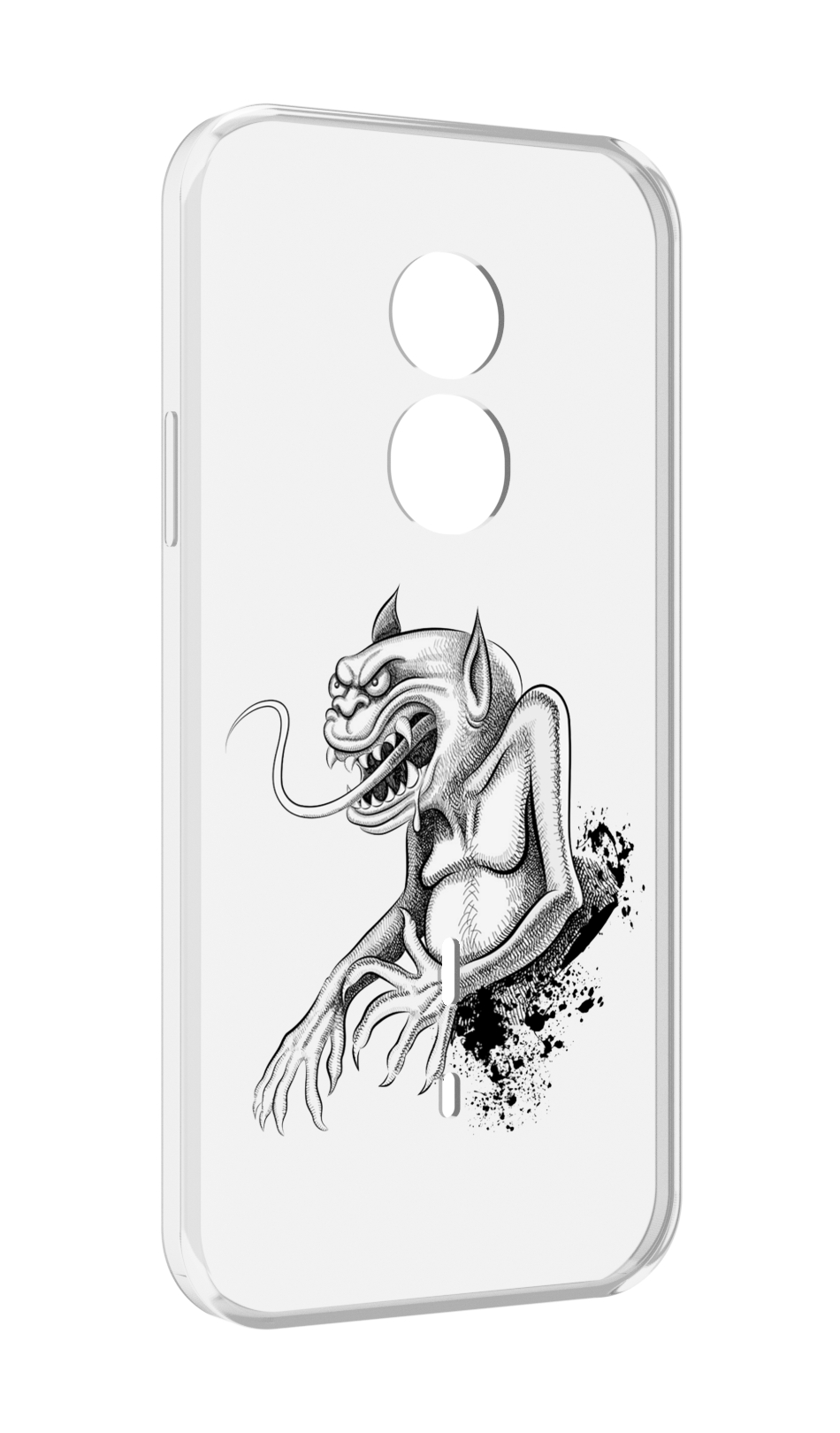 

Чехол MyPads чорт для Doogee S51, Прозрачный, Tocco