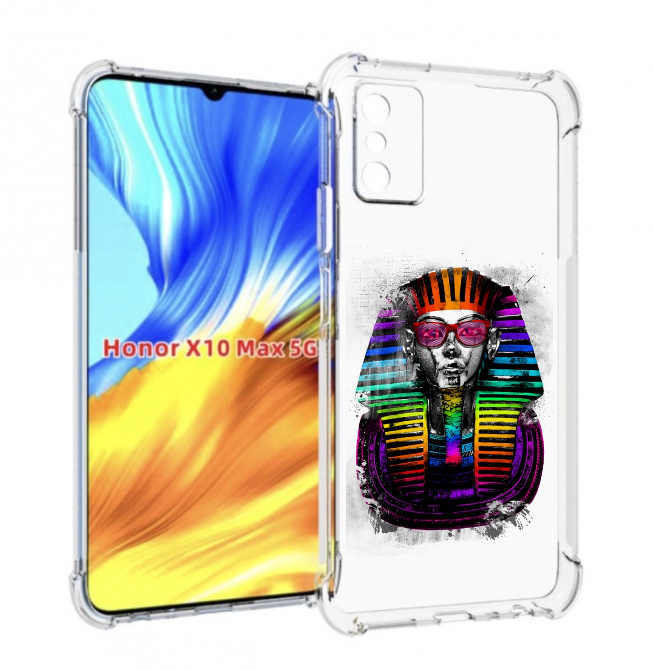 

Чехол MyPads модная богиня для Honor X10 Max, Прозрачный, Tocco