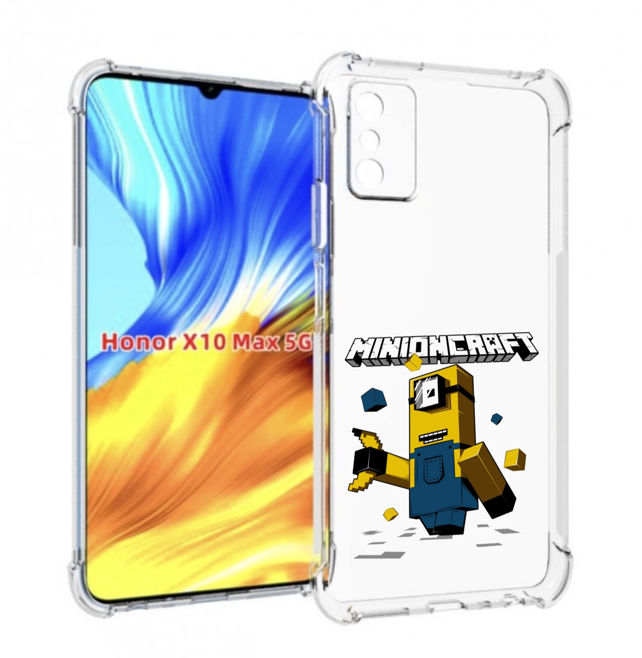 

Чехол MyPads миньон для Honor X10 Max, Прозрачный, Tocco
