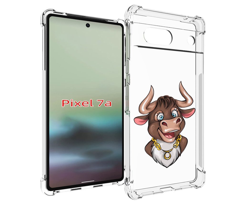

Чехол MyPads Бычок для Google Pixel 7A, Tocco