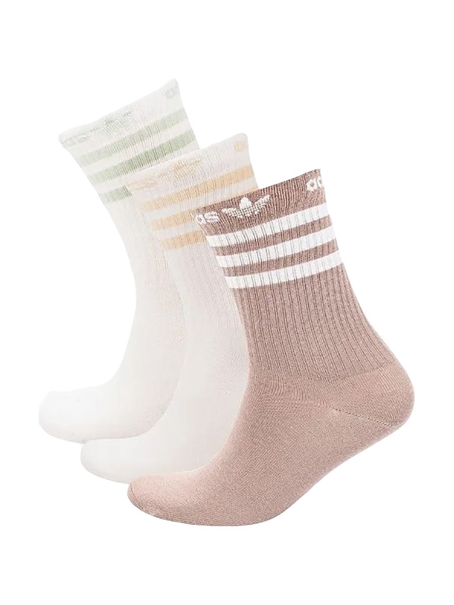 

Комплект носков мужских Adidas Crew Socks 3P разноцветных M, Разноцветный, Crew Socks 3P