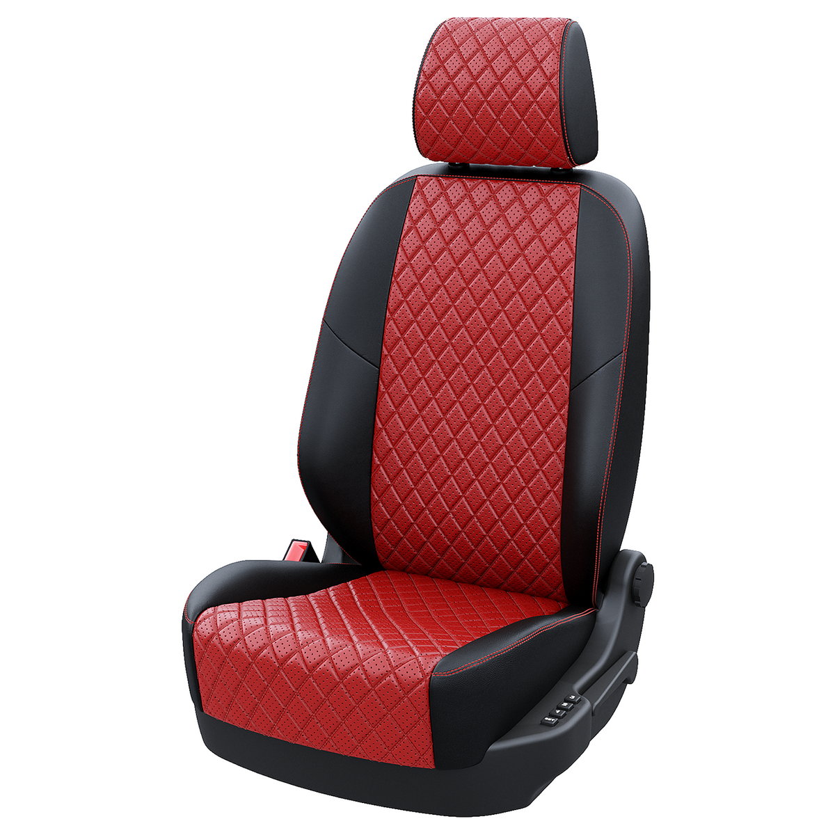 

Чехлы на сиденья Автодруг для Citroen C crosser A1231DS2080 Экокожа ромб Черный Красный, Красный;черный, A1231