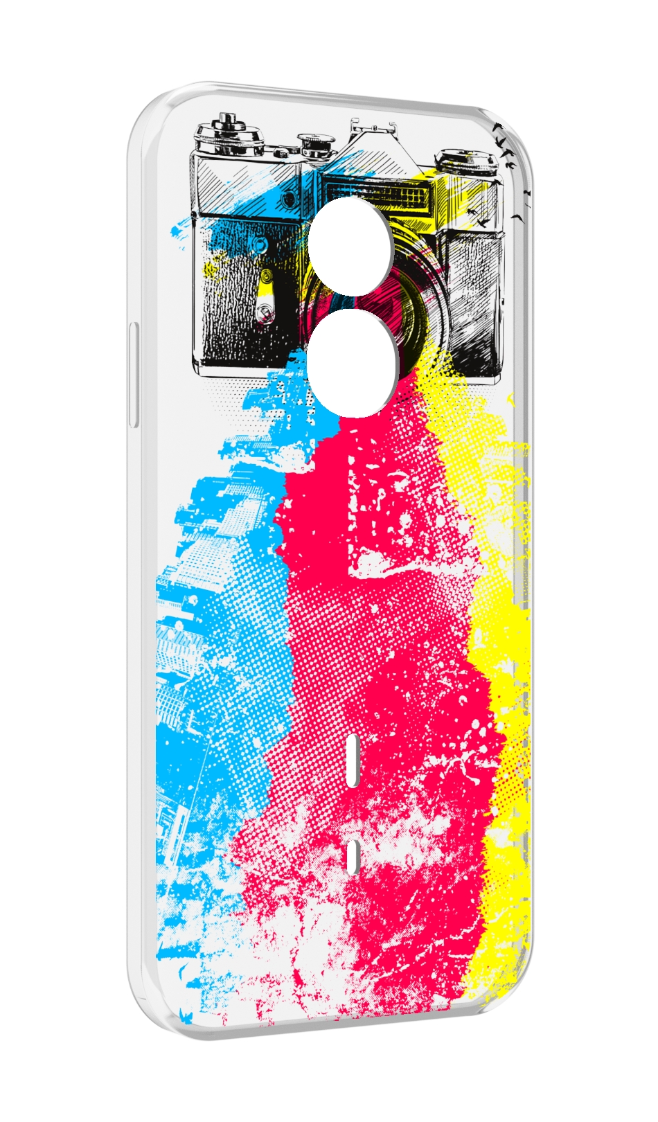 

Чехол MyPads цветной фотоаппарат для Doogee S51, Прозрачный, Tocco