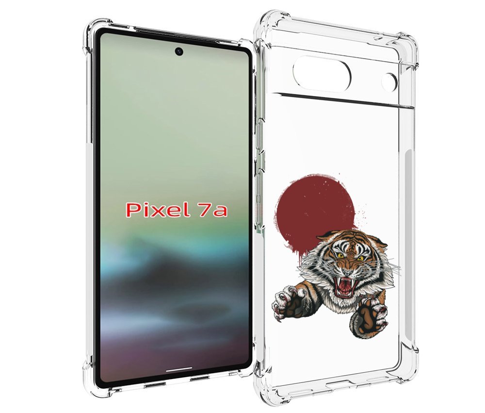 

Чехол MyPads Бросок тигра для Google Pixel 7A, Tocco