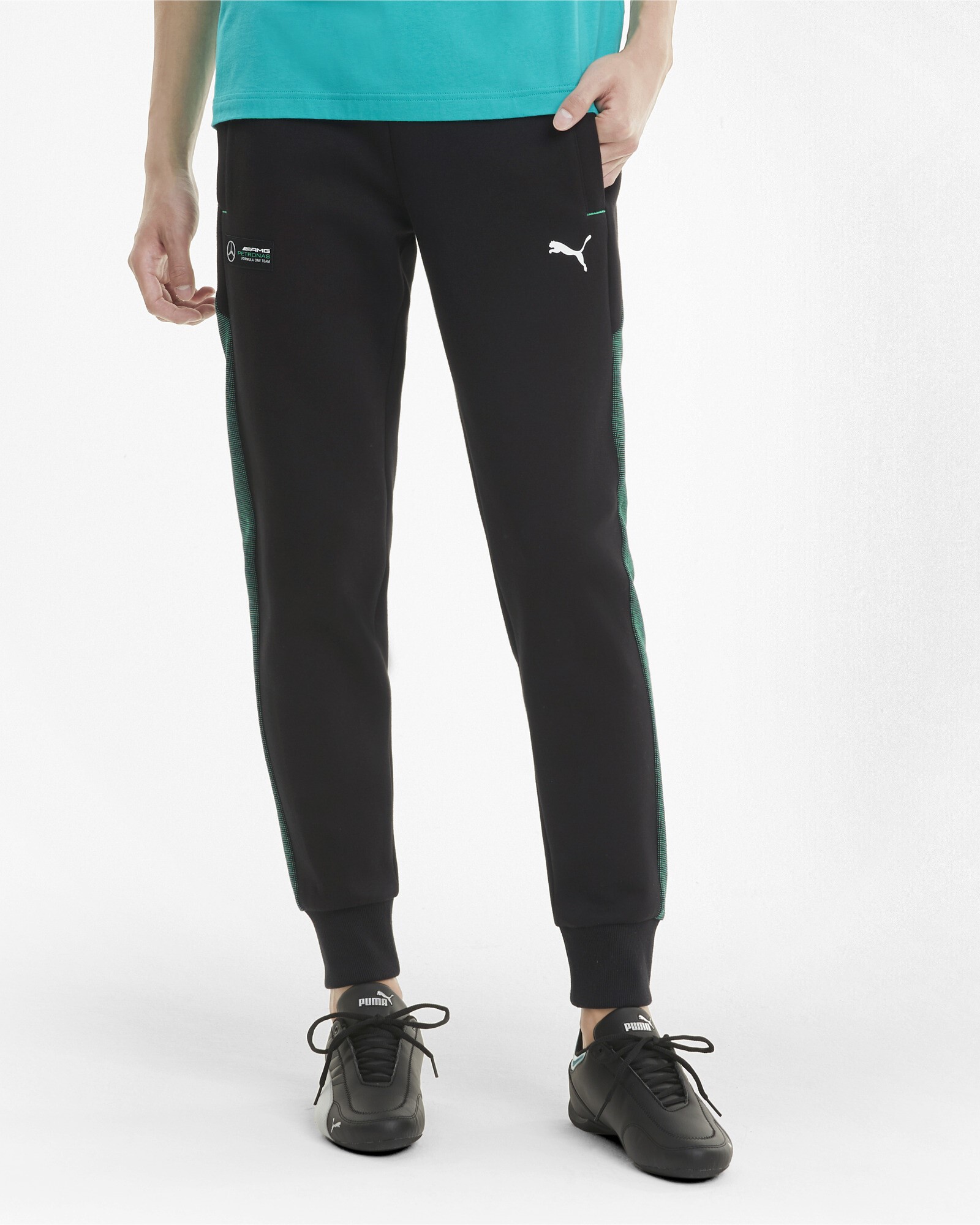 

Спортивные брюки мужские PUMA MAPF1 Sweat Pants CC черные S, Черный, MAPF1 Sweat Pants CC