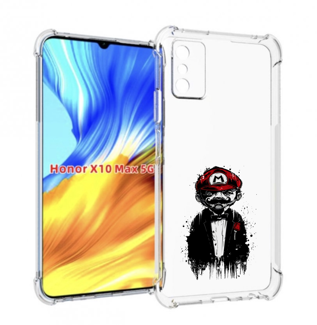 

Чехол MyPads марио для Honor X10 Max, Прозрачный, Tocco
