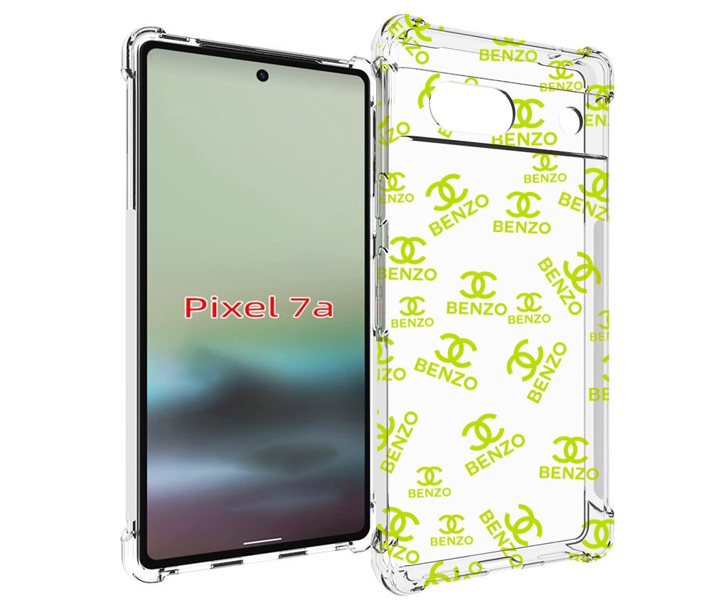 

Чехол MyPads Белый-Бензо для Google Pixel 7A, Tocco