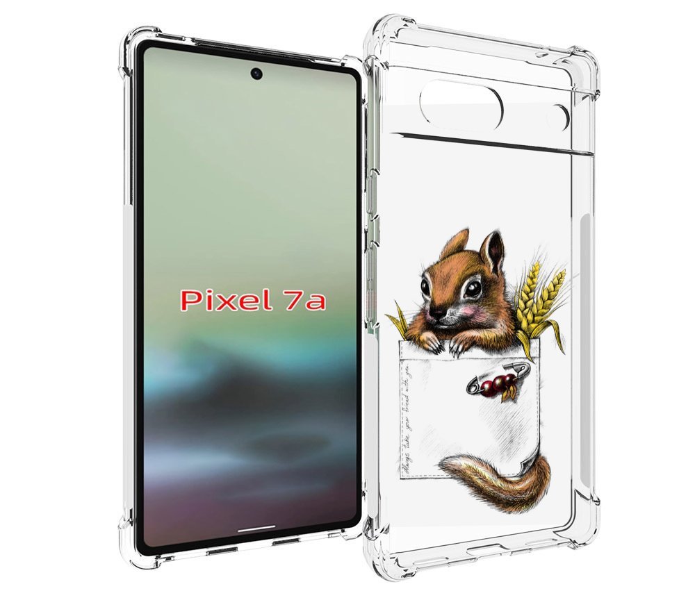 

Чехол MyPads Белочка для Google Pixel 7A, Tocco