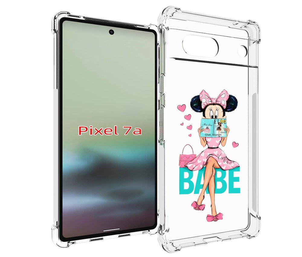 

Чехол MyPads Бейби-микки для Google Pixel 7A, Tocco