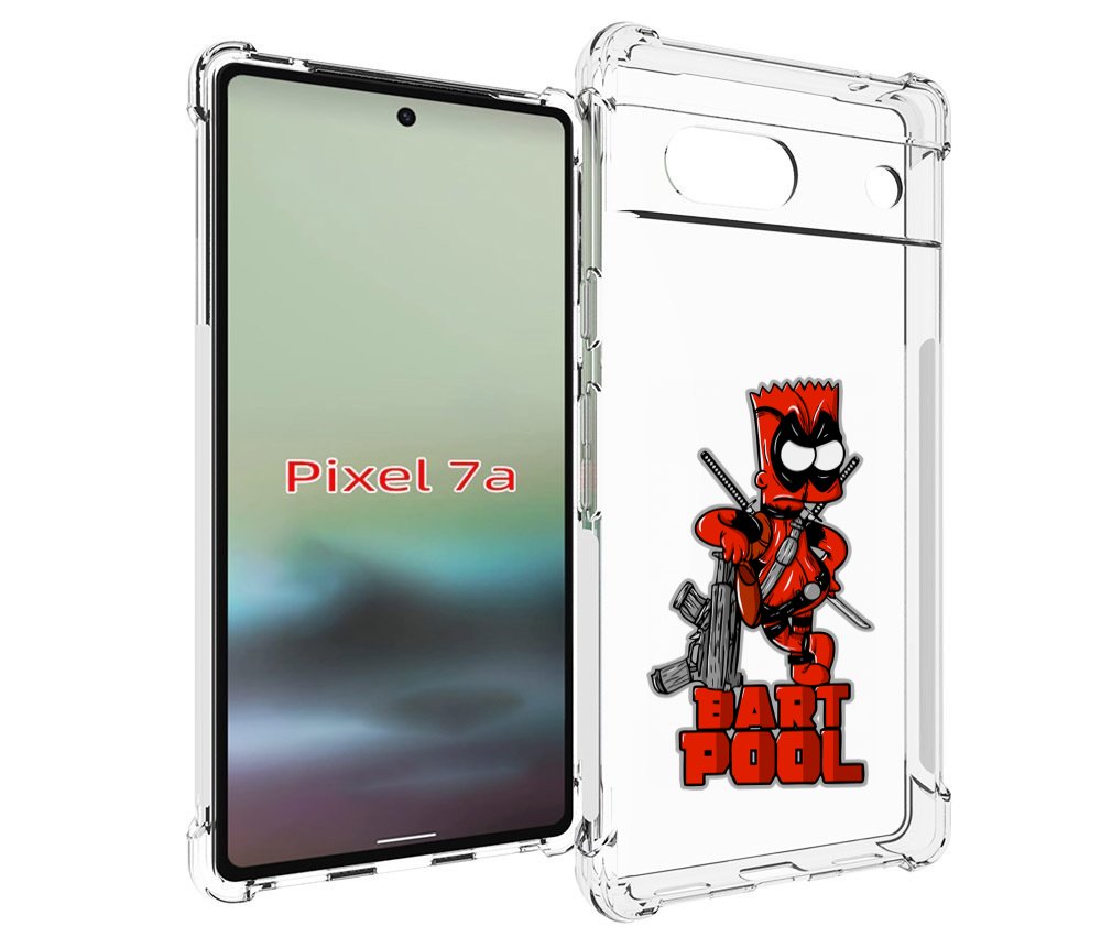 Чехол MyPads Барт-Пул для Google Pixel 7A