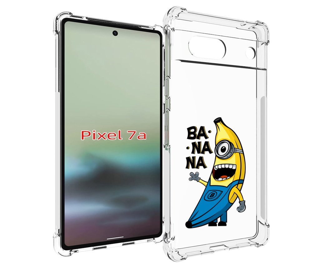 

Чехол MyPads Банана-миньон для Google Pixel 7A, Tocco