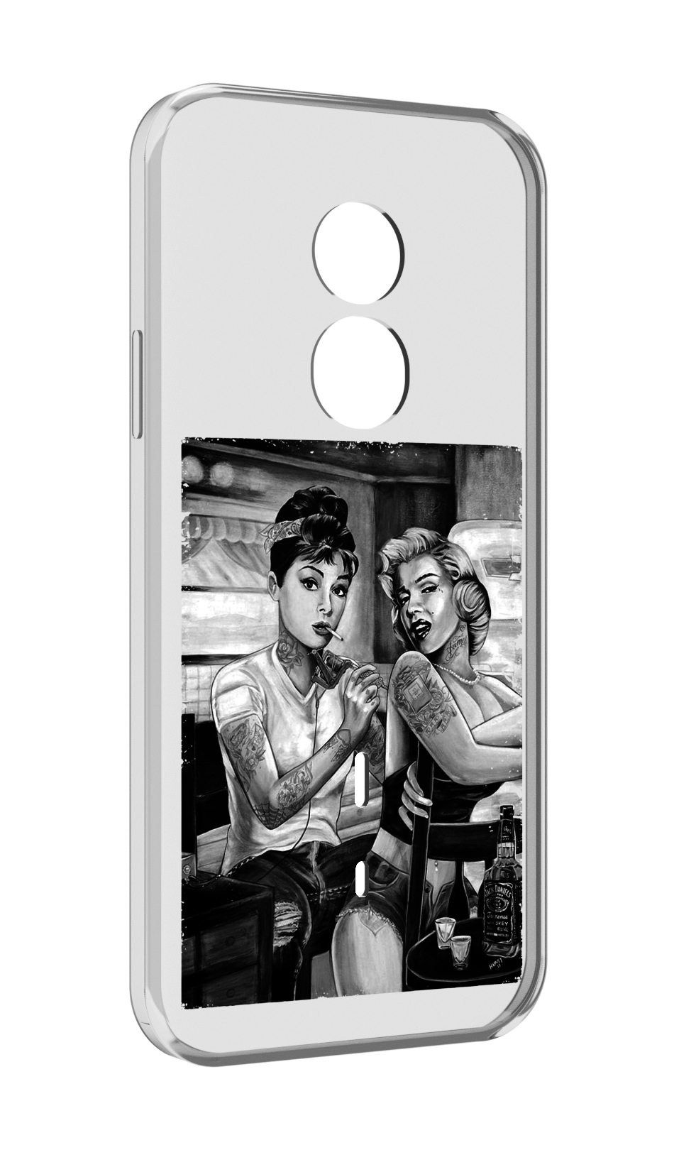 

Чехол MyPads тату мастер для Doogee S51, Прозрачный, Tocco