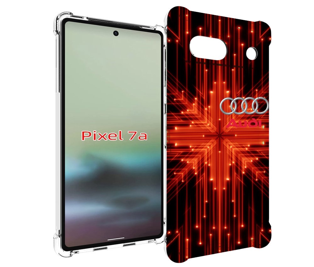 

Чехол MyPads Ауди-на-неоновом-фоне для Google Pixel 7A, Tocco