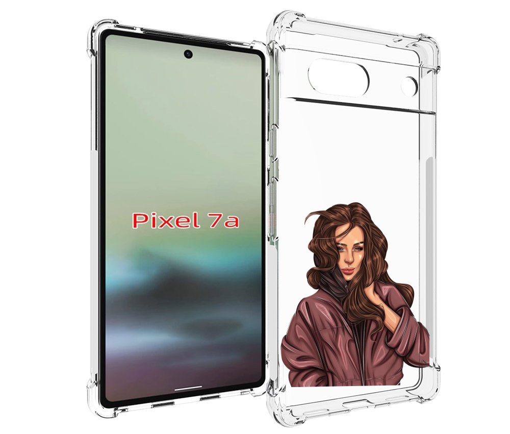 

Чехол MyPads Арт-рисунок-девушки для Google Pixel 7A, Tocco