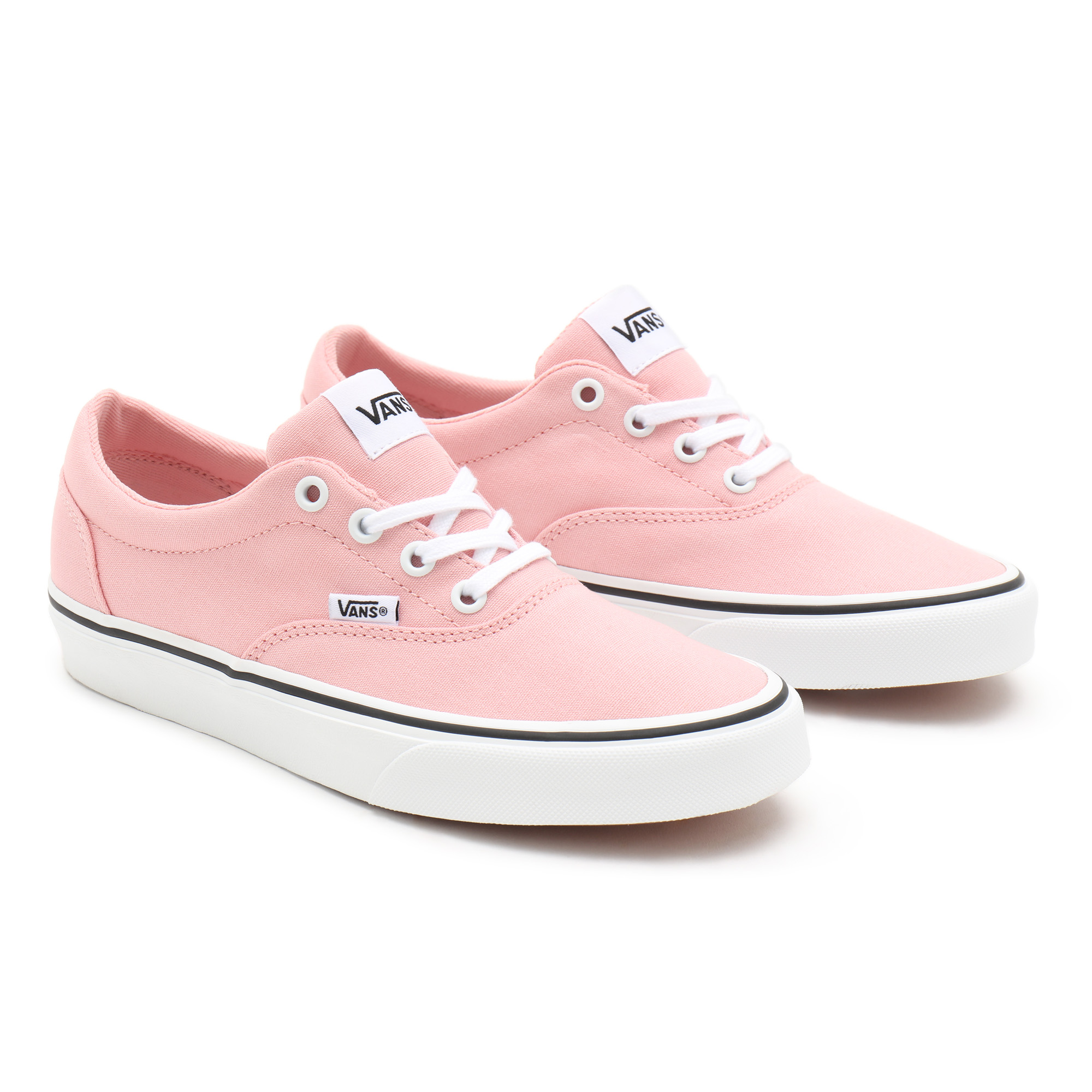 фото Кеды женские vans wm doheny (canvas) powder розовые 10 us