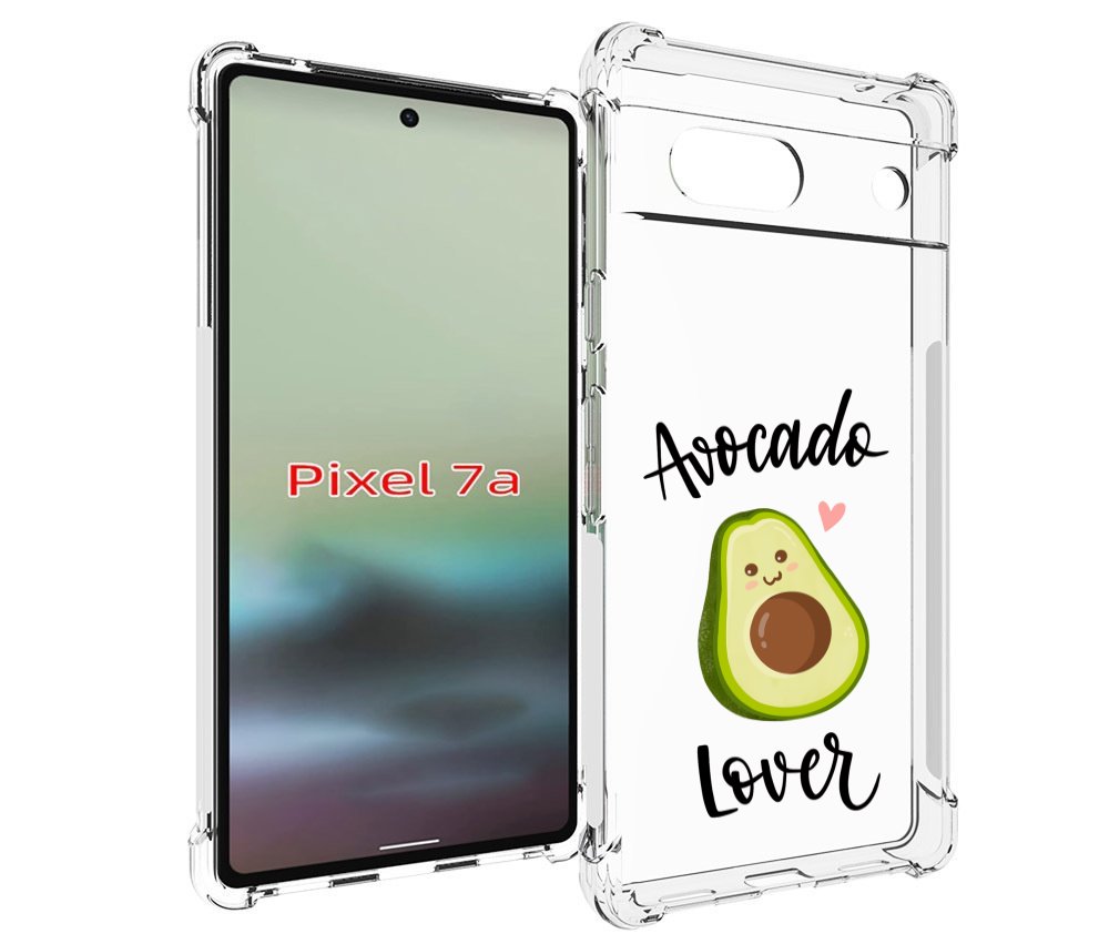

Чехол MyPads Авокадо-любовь для Google Pixel 7A, Tocco