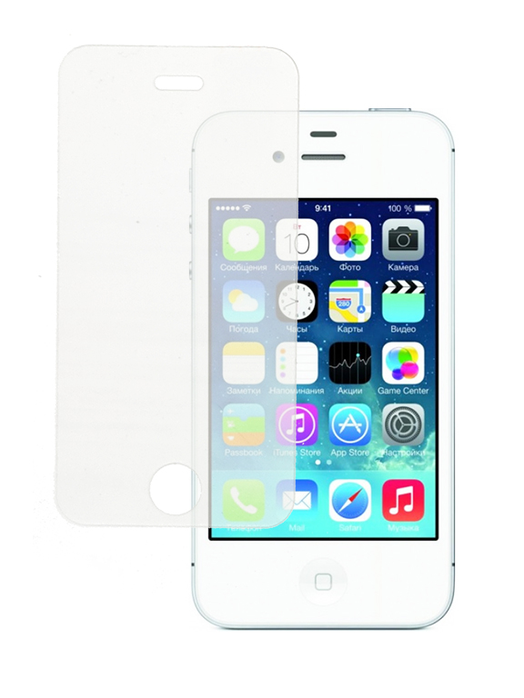 

Защитное стекло (без рамки) для Apple iPhone 4/4S, прозрачное, Apple iPhone 4/4S