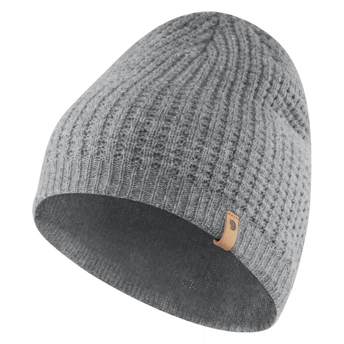 фото Шапка бини женская fjallraven structure beanie grey, р 54-60