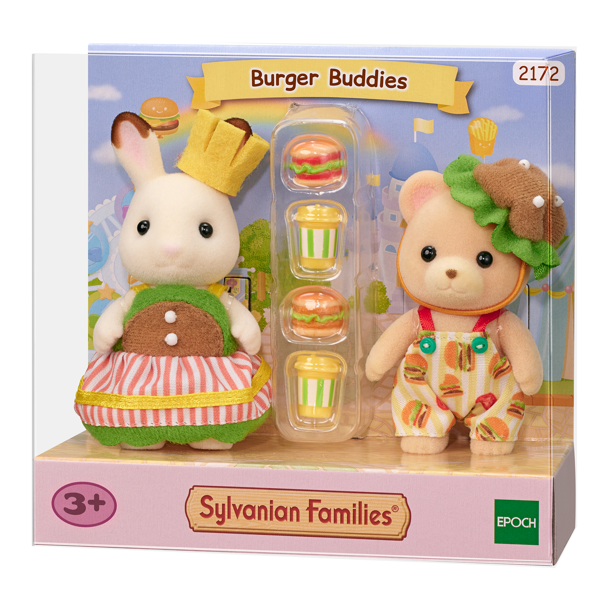 

Набор Sylvanian Families Малыши в костюмах гамбургеров 2172, 2172