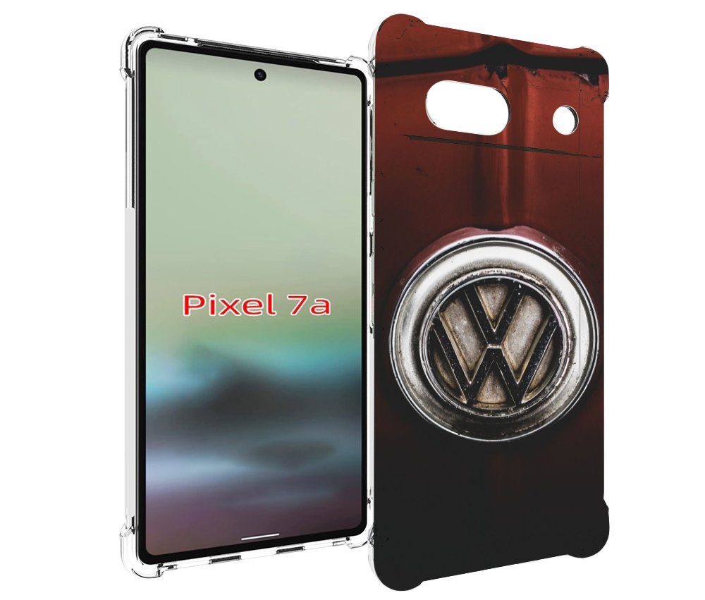 

Чехол MyPads volkwagen фольскваген 1 мужской для Google Pixel 7A, Tocco