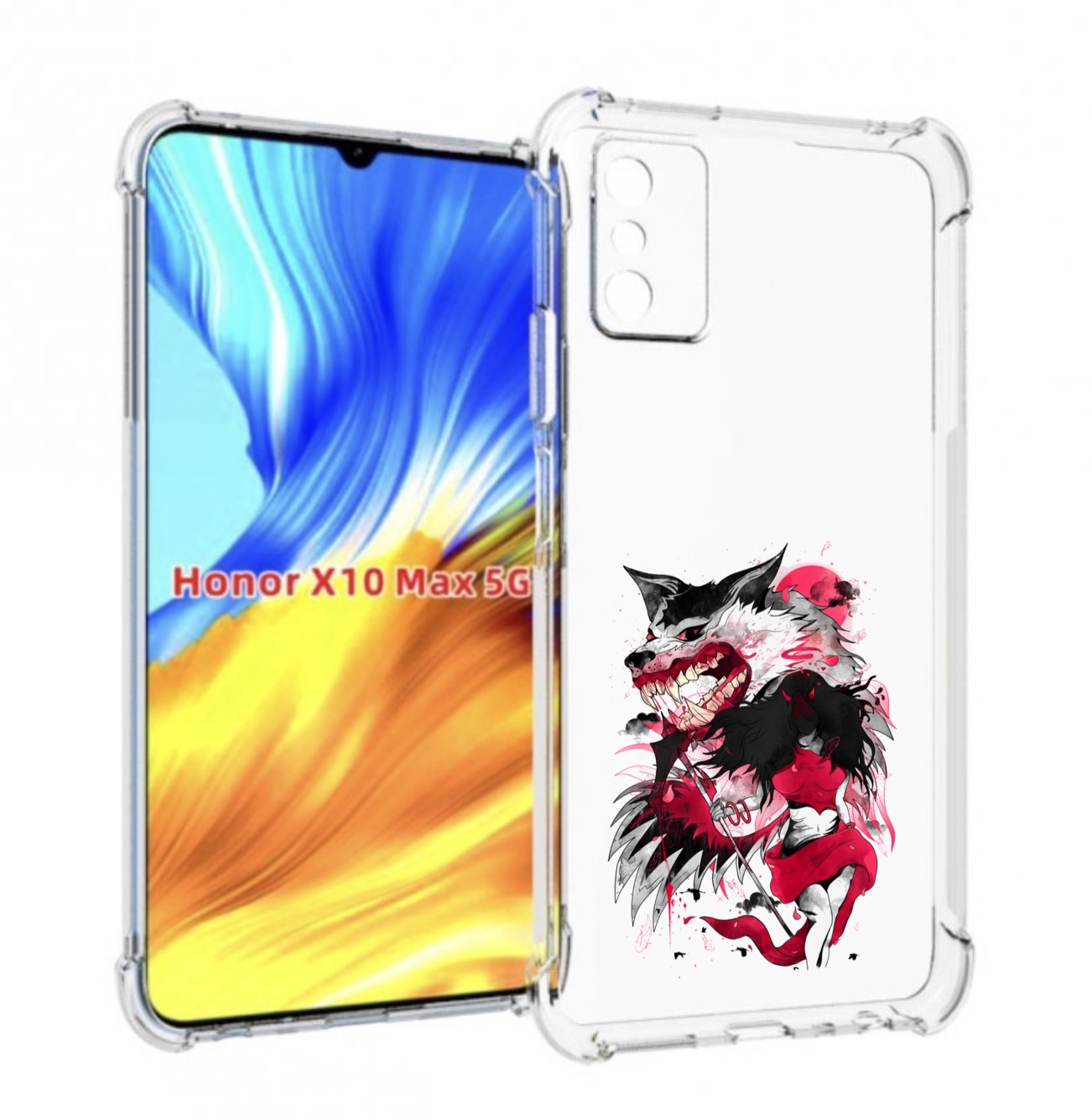 

Чехол MyPads красная шапочка для Honor X10 Max, Прозрачный, Tocco