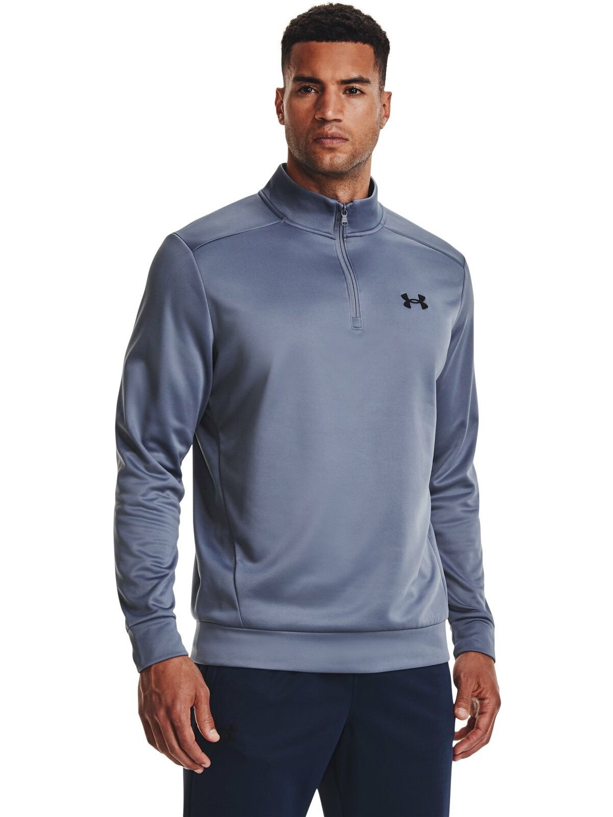 Лонгслив мужской Under Armour Ua Fleece 1/4 Zip серый LG