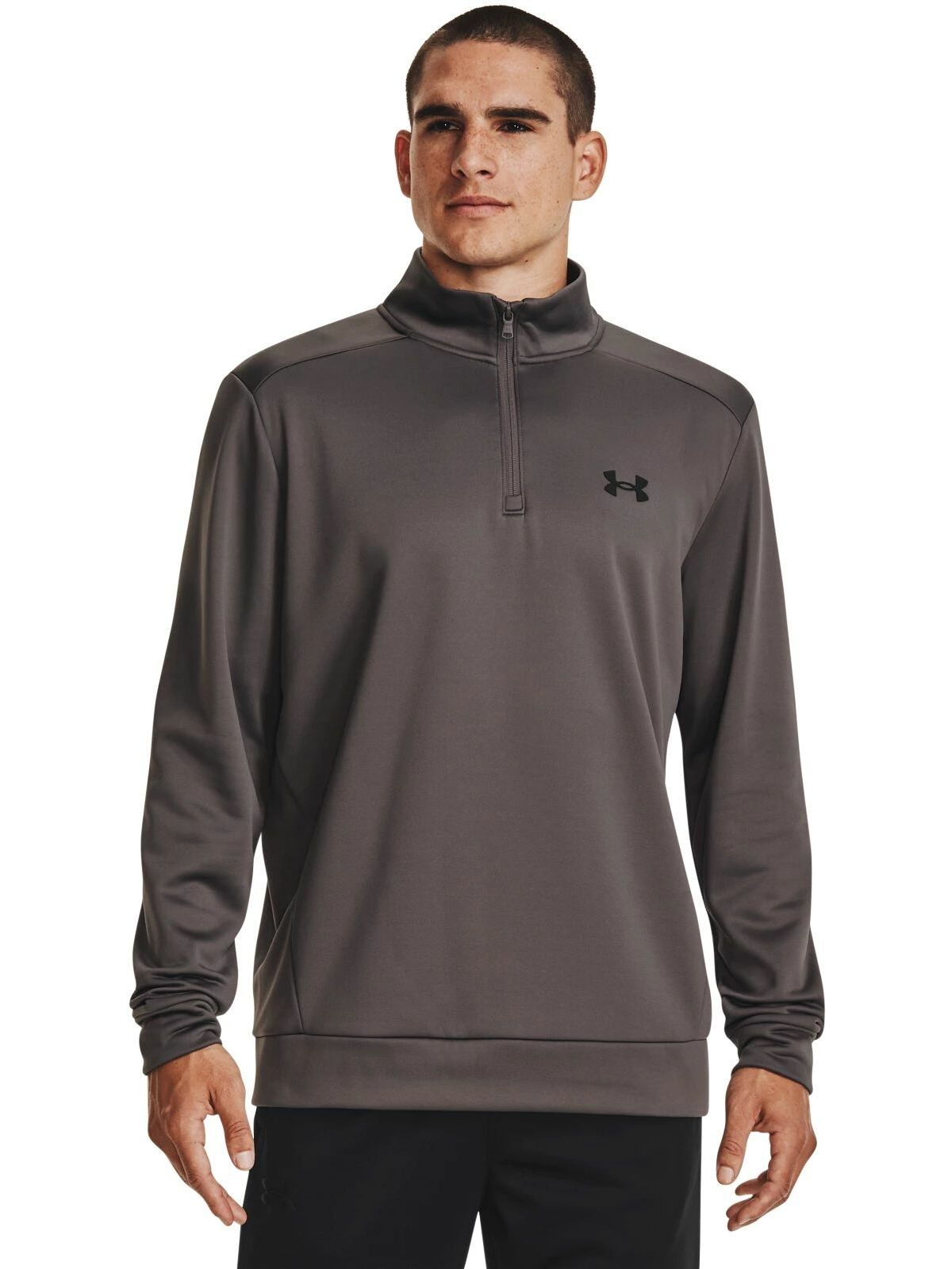 Лонгслив мужской Under Armour Ua Fleece 1/4 Zip коричневый XL