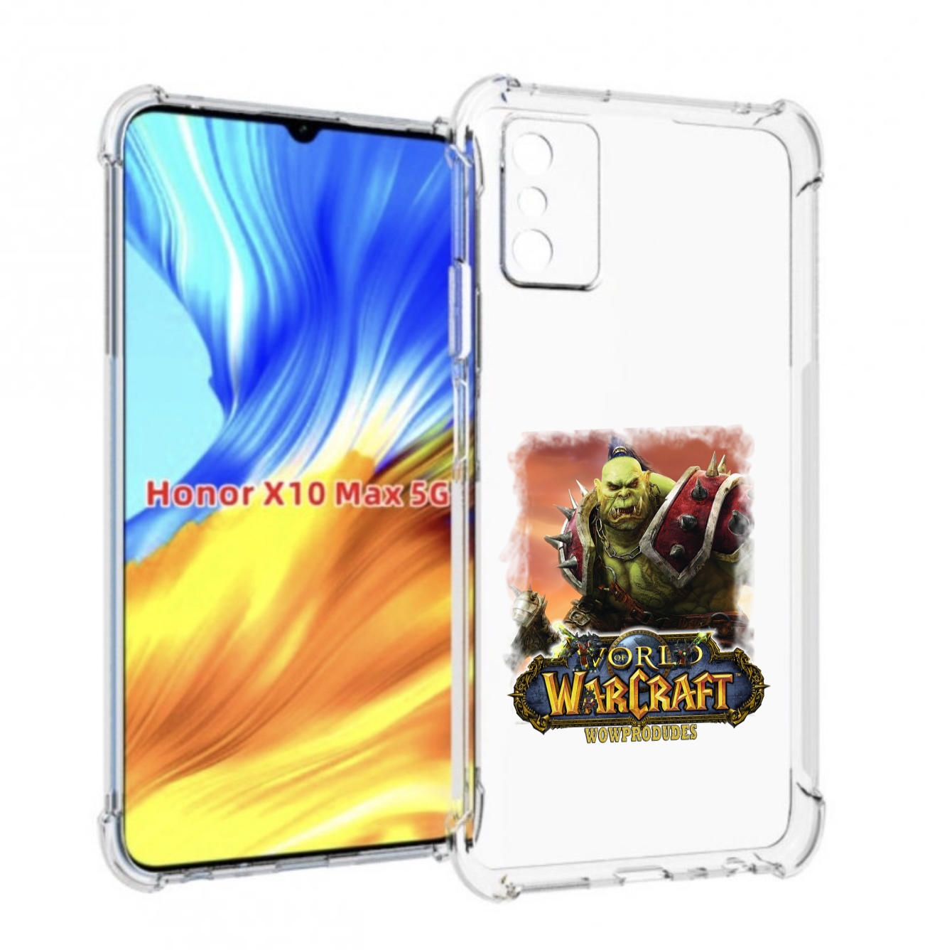 

Чехол MyPads Варкрафт для Honor X10 Max, Прозрачный, Tocco