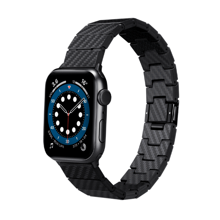 фото Карбоновый браслет pitaka для apple watch 38/40мм - elite