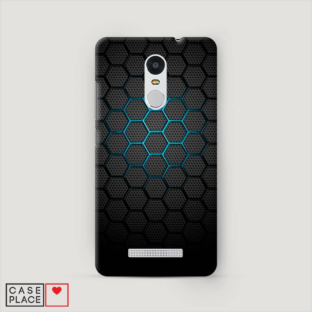 

Пластиковый чехол "Бирюзовые соты" на Xiaomi Redmi Note 3