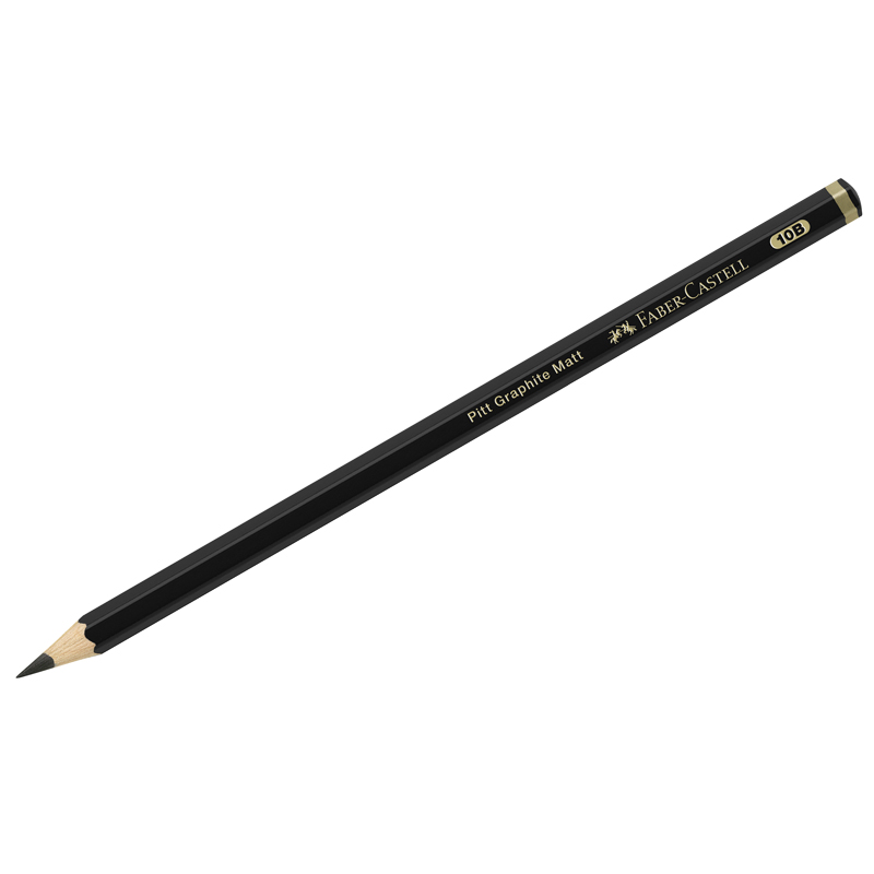 

Карандаш ч/г матовый Faber-Castell "Pitt Graphite Matt" 10В, заточен