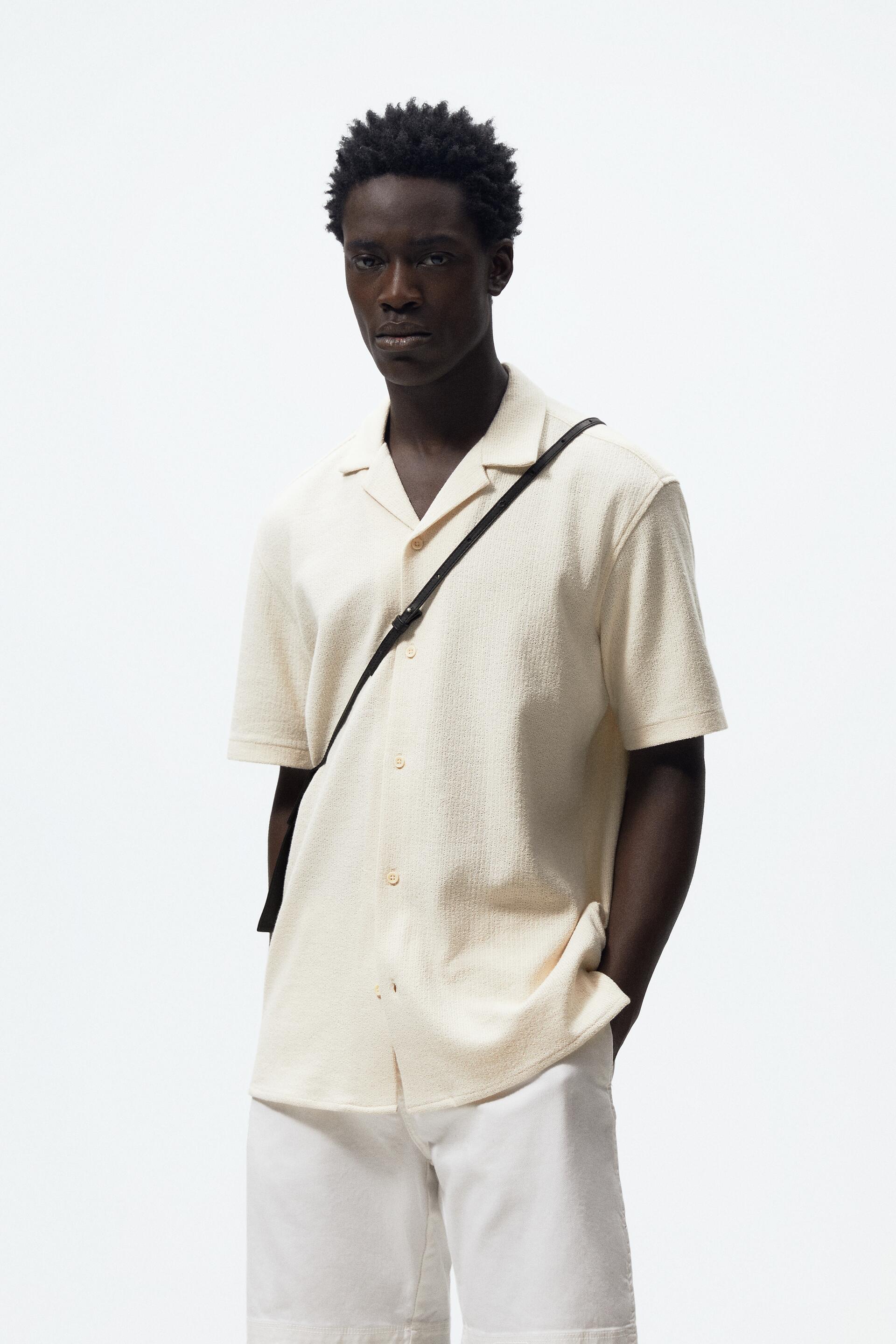 

Рубашка мужская ZARA 07545202 белая S (доставка из-за рубежа), 07545202