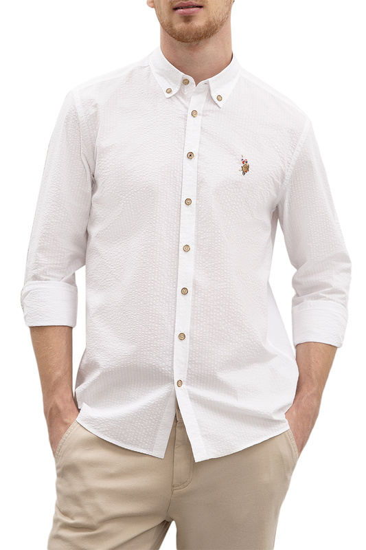 

Рубашка мужская U.S. POLO Assn. G081SZ0040YOKO белая 52, G081SZ0040YOKO
