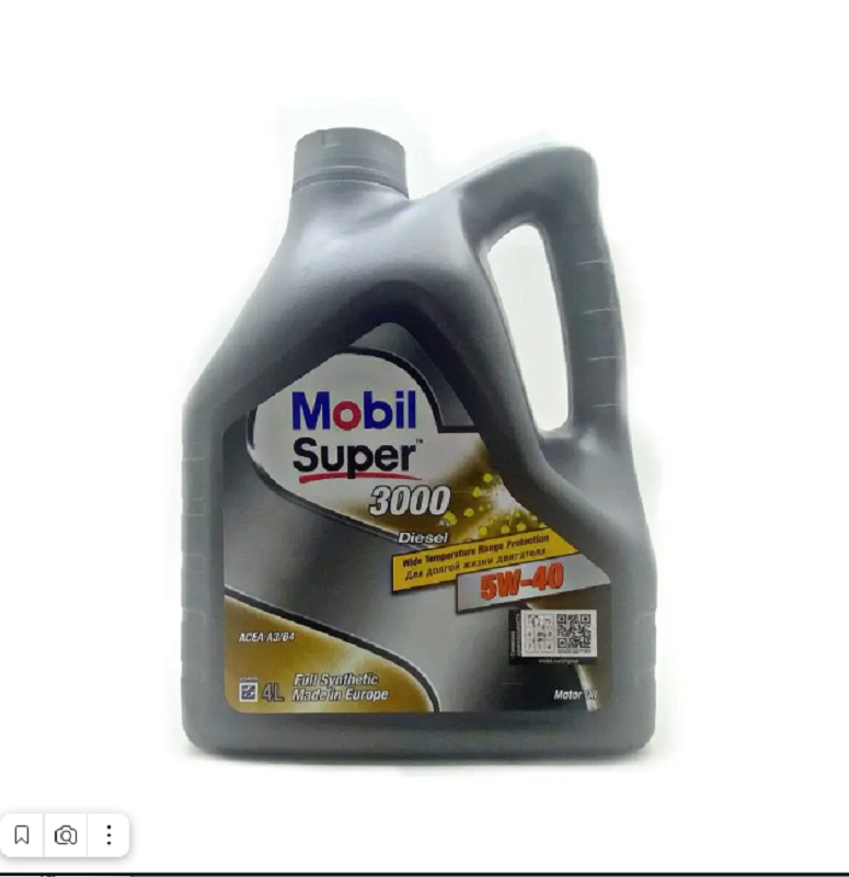 

масло моторное синтетическое Mobil Super 3000 X1 Diesel 5W-40 152572 4л