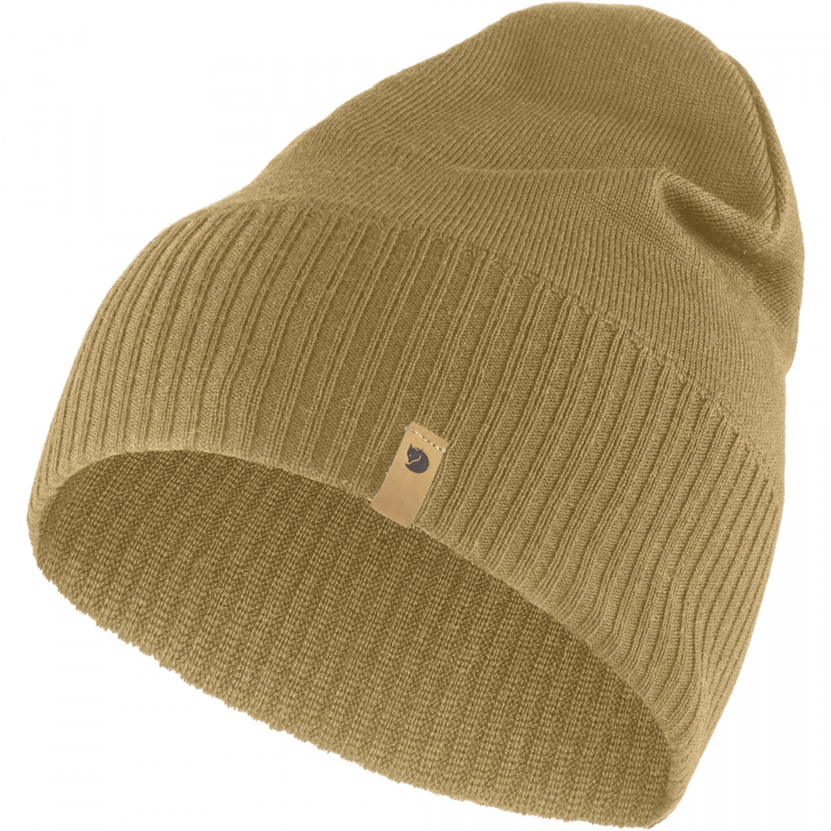 фото Шапка бини унисекс fjallraven merino lite hat бежевая, р 54-60