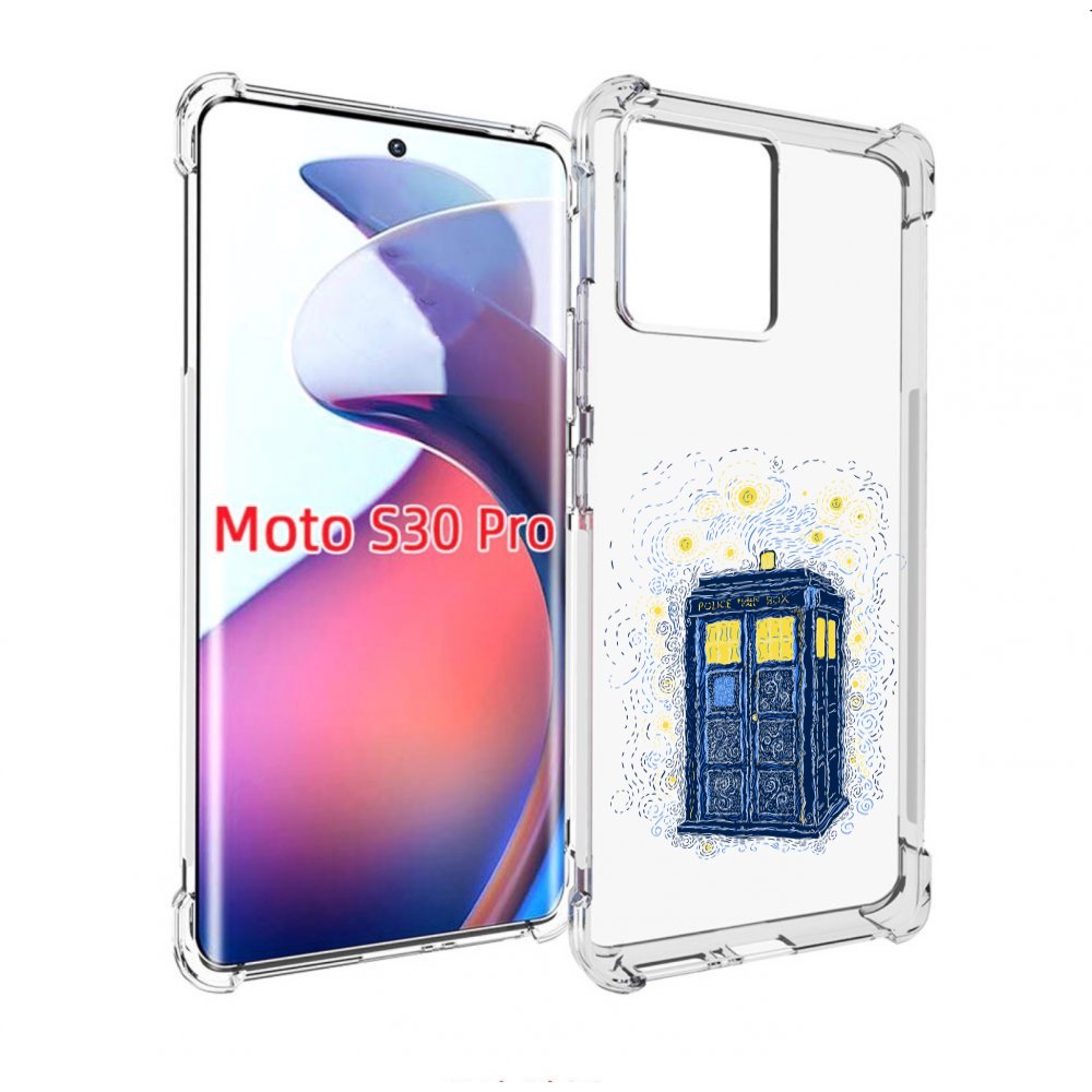 

Чехол MyPads будка рисунок для Motorola Moto S30 Pro, Прозрачный, Tocco