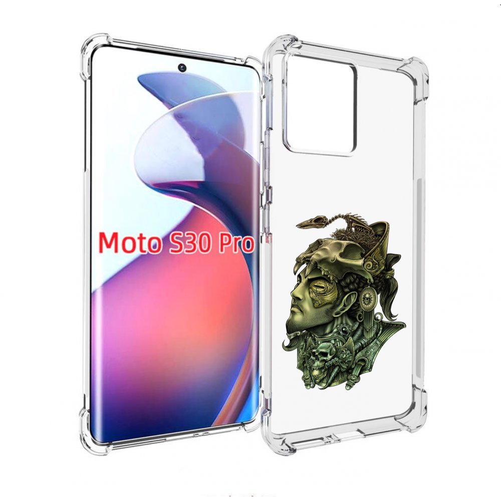 

Чехол MyPads бронзовый воин для Motorola Moto S30 Pro, Прозрачный, Tocco