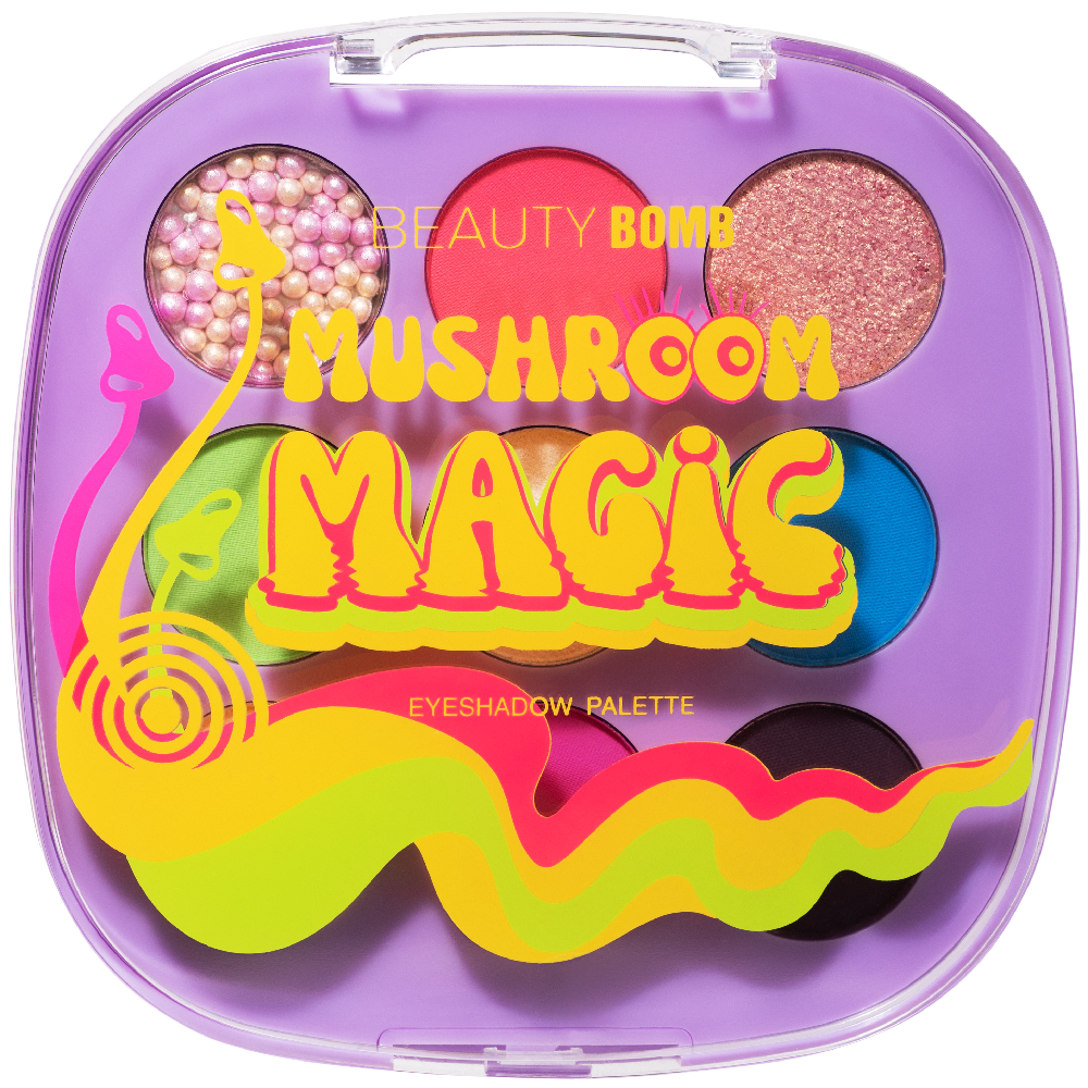 Палетка теней Beauty Bomb Mushroom magic магний цитрат magic elements magnesium citrate 200 г