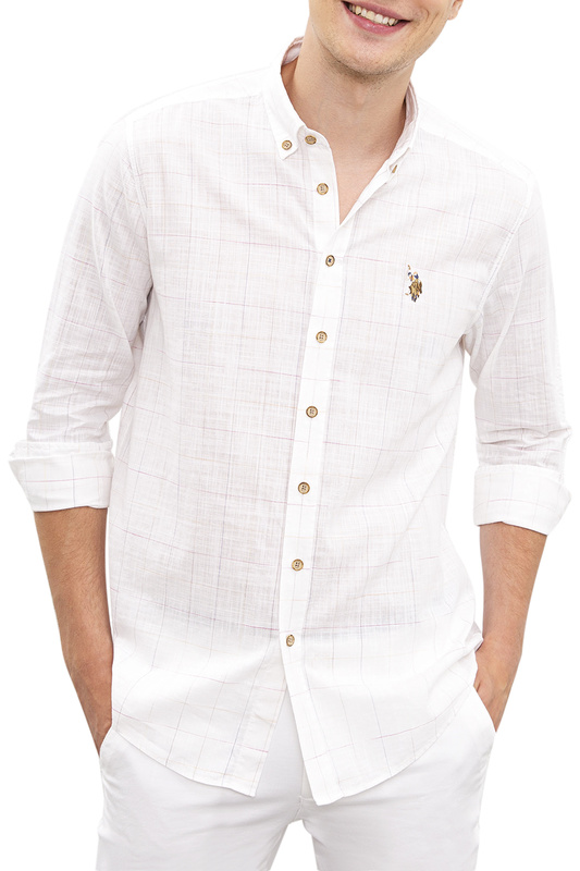 

Рубашка мужская U.S. POLO Assn. G081SZ0040VENIO белая 52, G081SZ0040VENIO